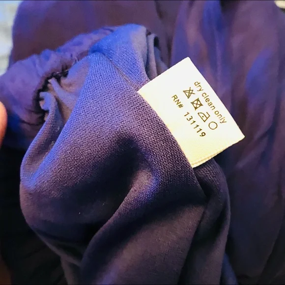 Olivaceous 100% silk layered plum maxi skirt - Picture 4 of 16